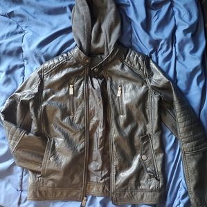 Kid's Faux Leather Jacket